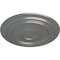 Ekena Millwork Traditional Ceiling Medallion (Fits Canopies up to 5 1/2"), Hand-Painted Silver, 24 3/8"OD x 1 1/2"P CM24TRSLS - alternate 2